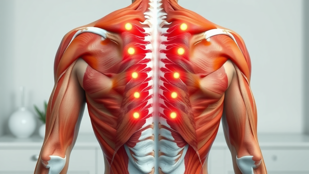 Anatomical illustration highlighting classic trigger point therapy trends locations