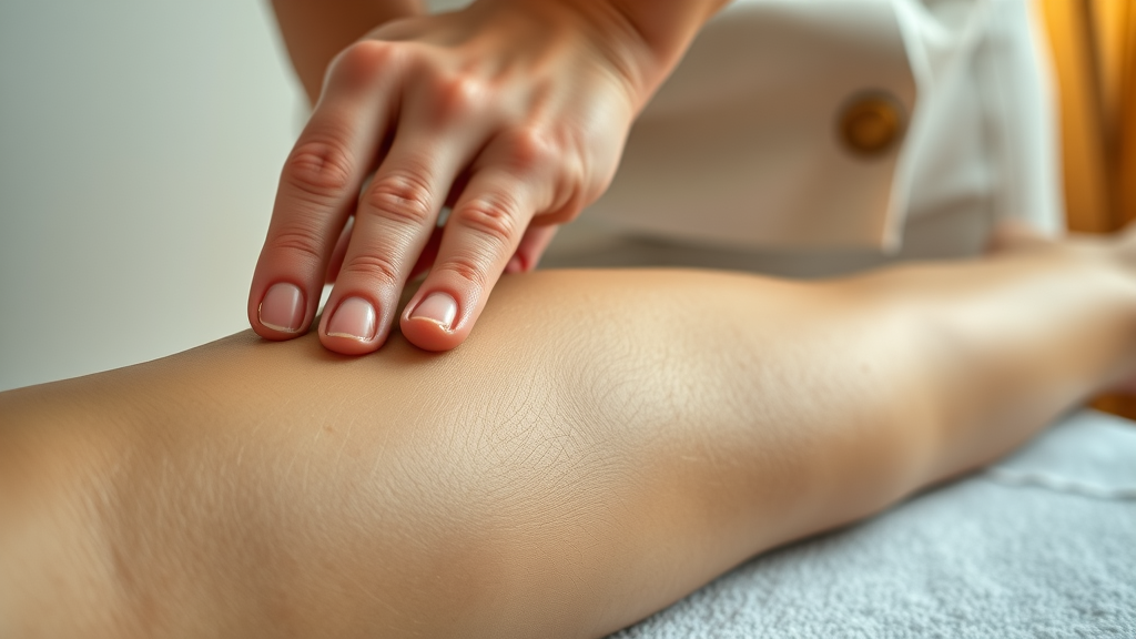 Detailed lymphatic massage benefits for reducing swelling with gentle touch.