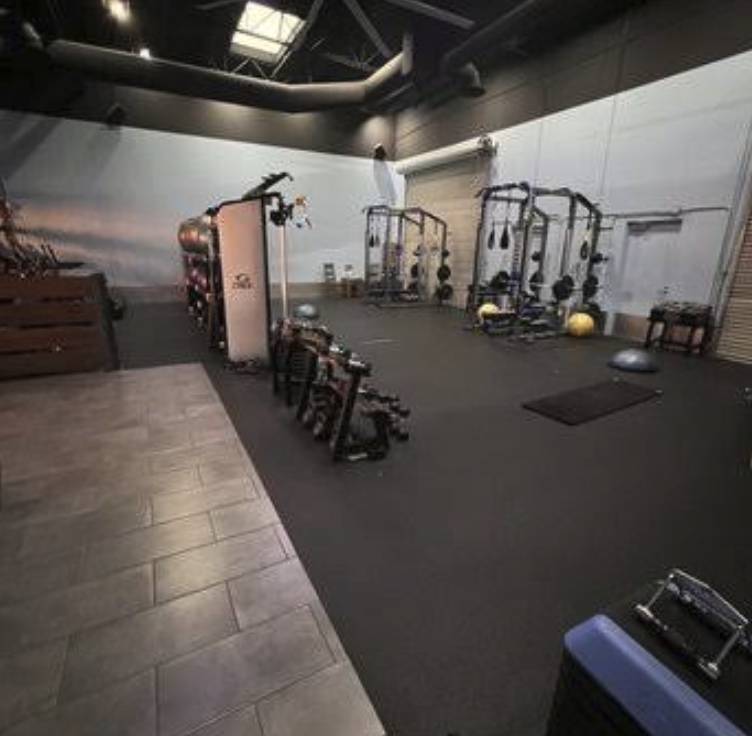 Private Solid Core Fitness training floor in Murrieta California