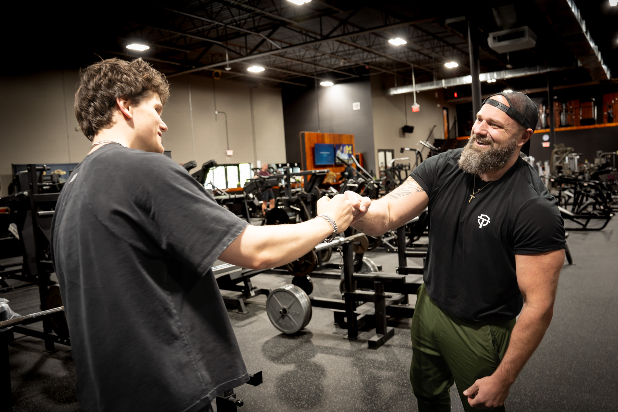 Encouraging interaction inside Overtime Athletic Club