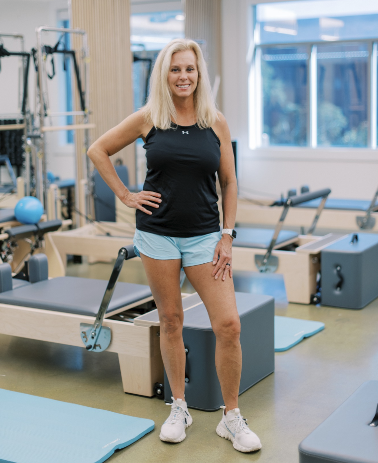 Donna Barber inside Paradise Pilates in Summerville, South Carolina