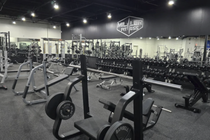 Strength training area at Miller Fitness in North Myrtle Beach