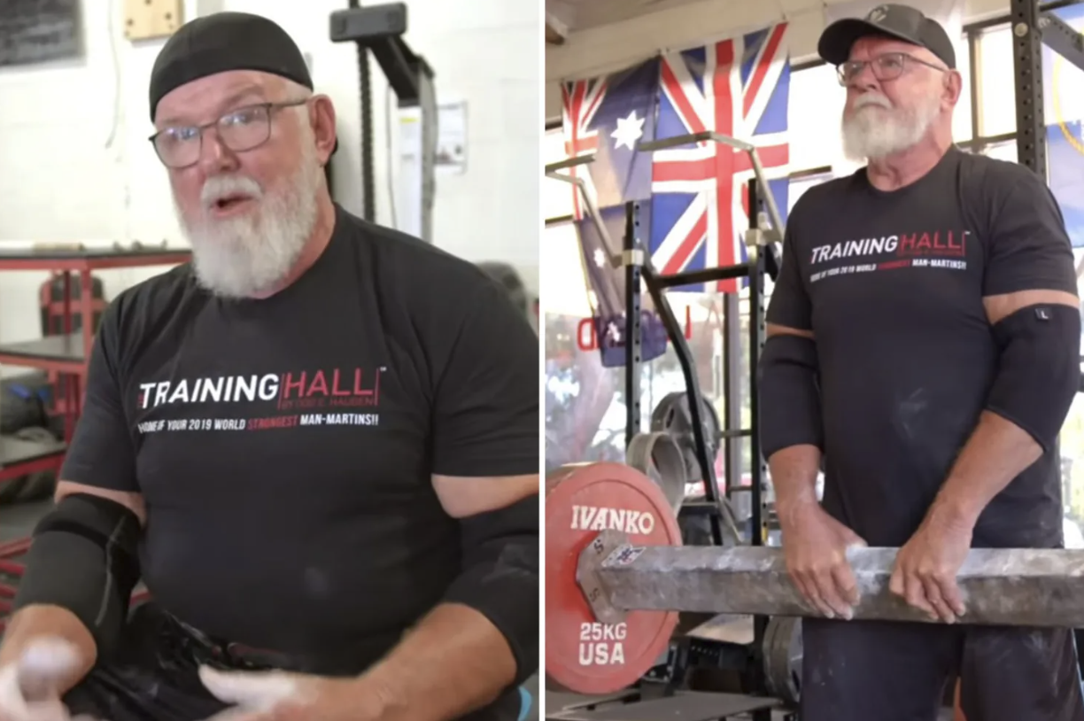 The Training Hall strongman equipment outdoor turf tires and strength training space