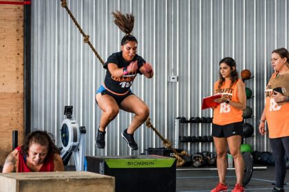 Group training session at Tru Fit Bootcamp in Van Nuys, California