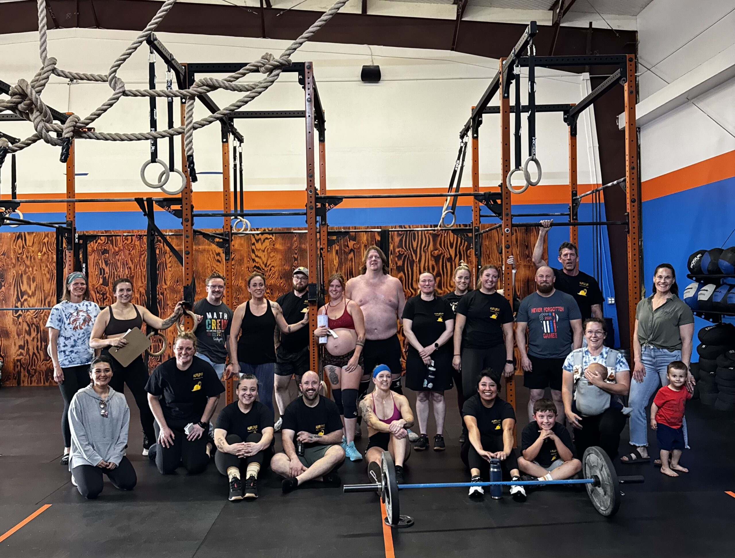 Adventure CrossFit members and families together in the Redding gym