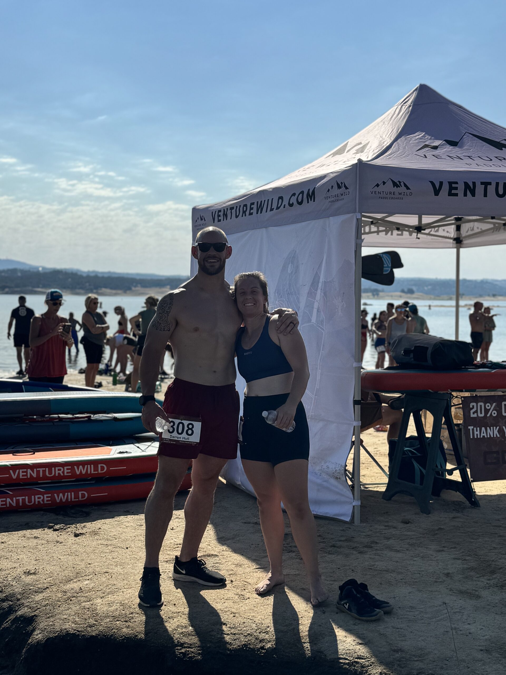 Adventure CrossFit owners at a local fitness event