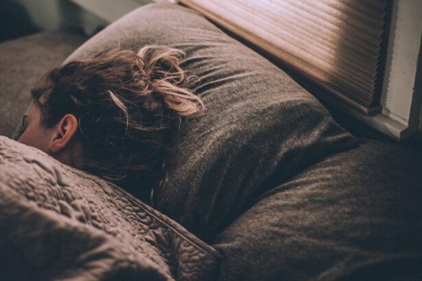 Regular exercise and restful sleep represented by a woman sleeping peacefully