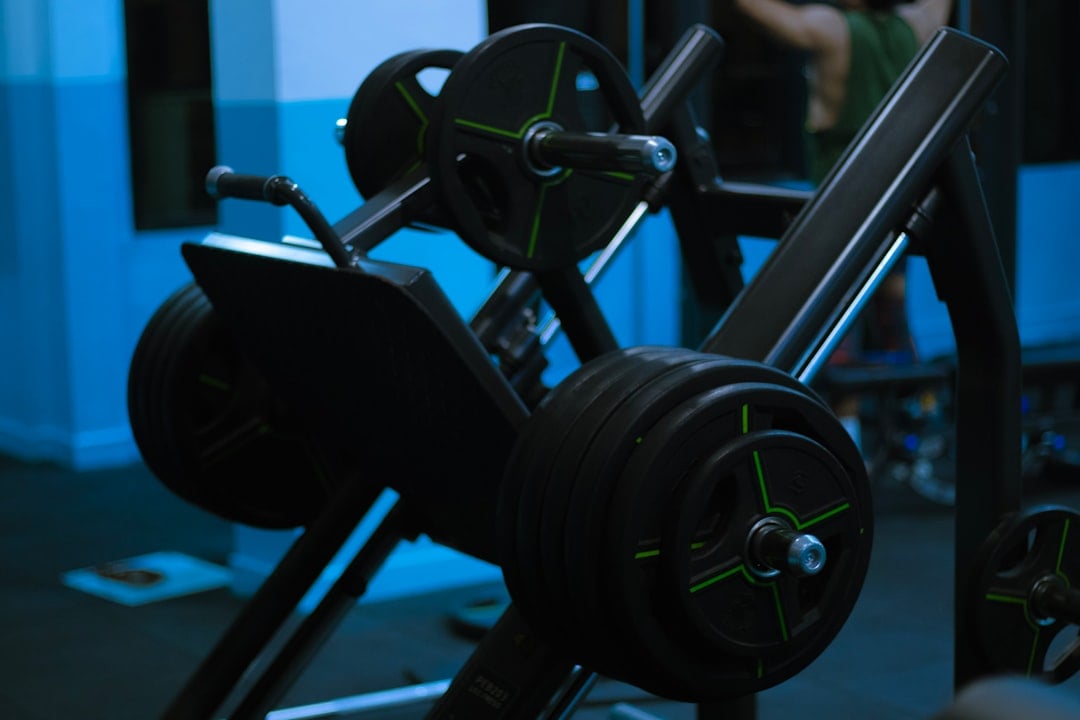 A loaded leg press machine of the type used for the resistance exercise protocol in this study