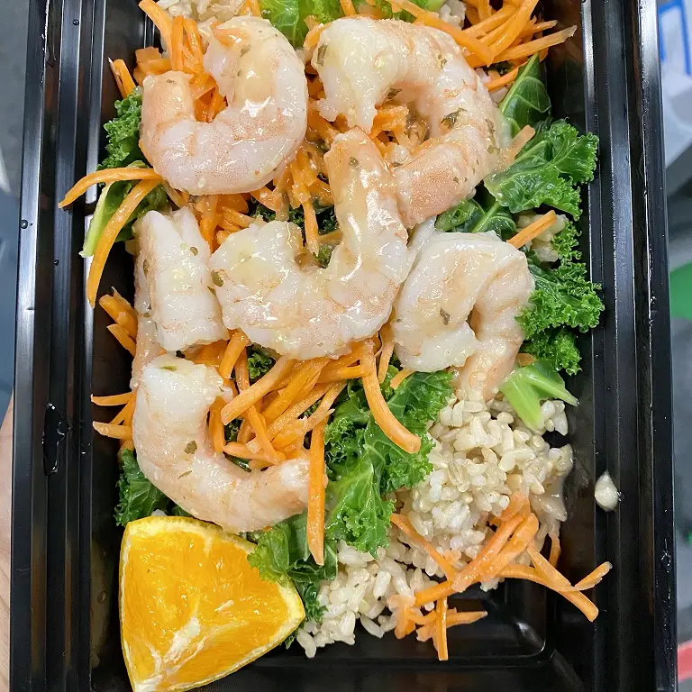 A prepared meal pictured on Sculpt Fitness’s official website