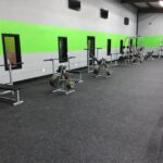 Free weight area at Stars Sports and Fitness in Pageland, South Carolina