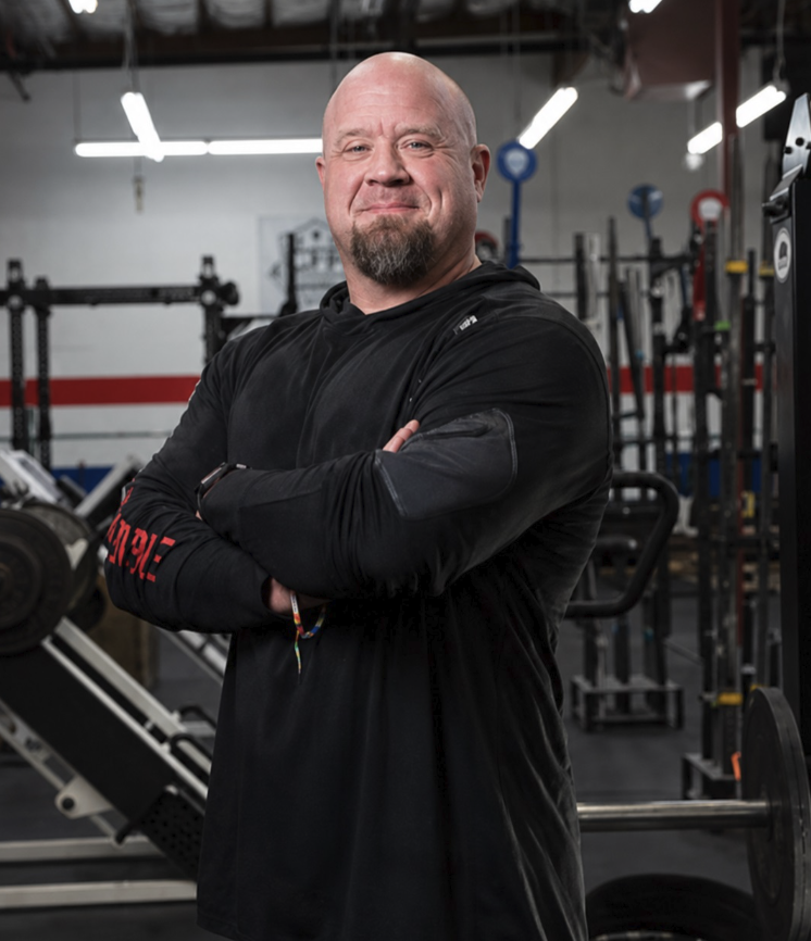 Jesse Burdick standing inside The Weight Room in Pleasanton