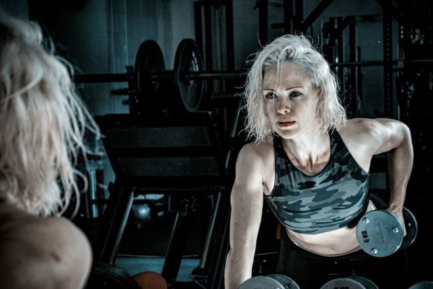 Adult training with weights in a gym, the setting for creatine supplementation and resistance training research
