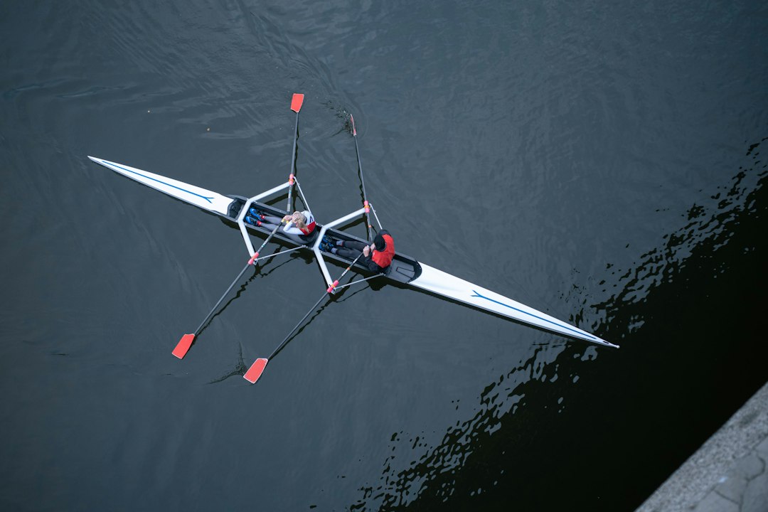 Rowers mid stroke, the upright posture that neuromuscular fatigue measurably lowers