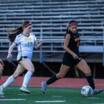 Teenage soccer players on a field, illustrating cardiovascular health among US high school students