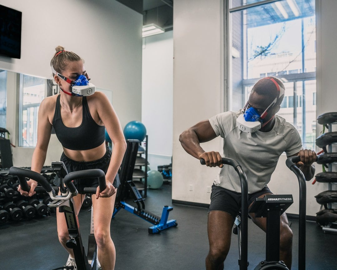 Metabolic gas exchange testing during exercise, the measurement used to find the first ventilatory threshold