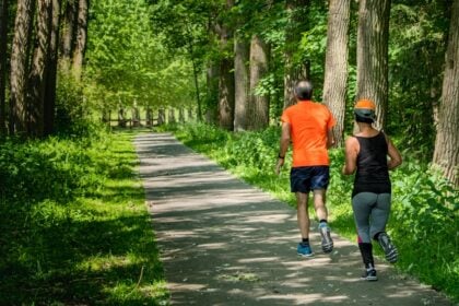 Adult running outdoors in a study of activity and pancreatitis risk